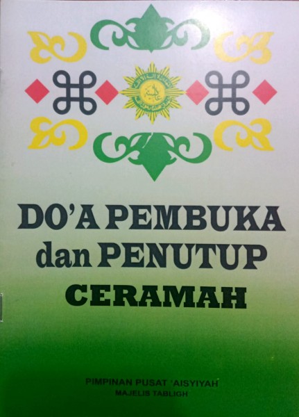 Do'a Pembuka dan Penutup Ceramah