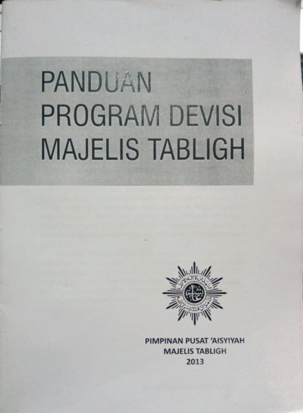 Panduan Program Devisi Majelis Tabligh