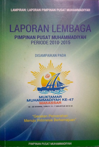 Laporan Lembaga Pimpinan Pusat Muhammadiyah Periode 2020-2015