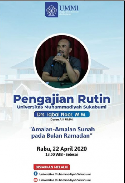 Pengajian Rutin Rabu Dosen dan Karyawan UMMI