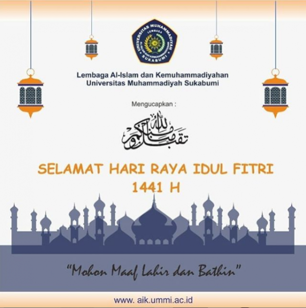 Selamat Hari Raya Idul Fitri 1441 H