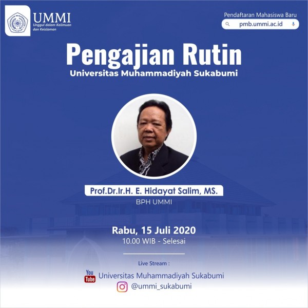 Pengajian Rutin Rabu Dosen dan Karyawan UMMI