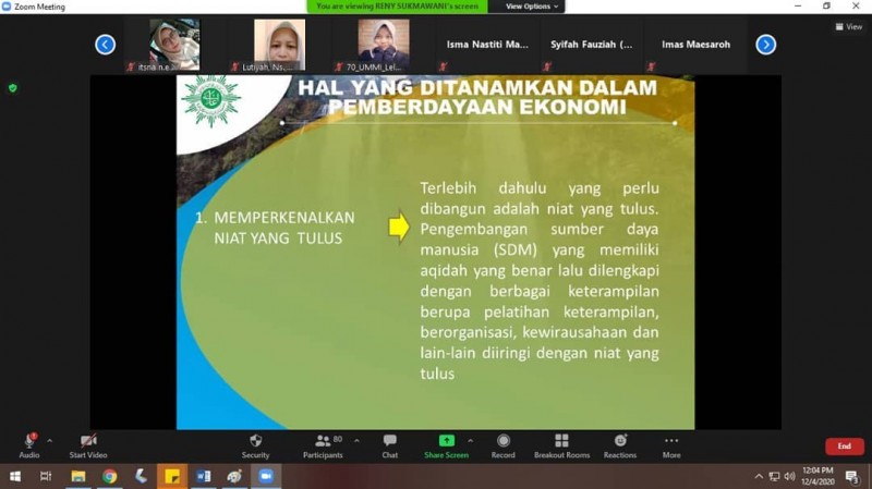 Kajian Muslimah Universitas Muhammadiyah Sukabumi