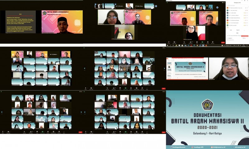 Baitul Arqam Mahasiswa Semester 2 Tahun Akademik 2020-2021 Gelombang 1 Hari Ke-3