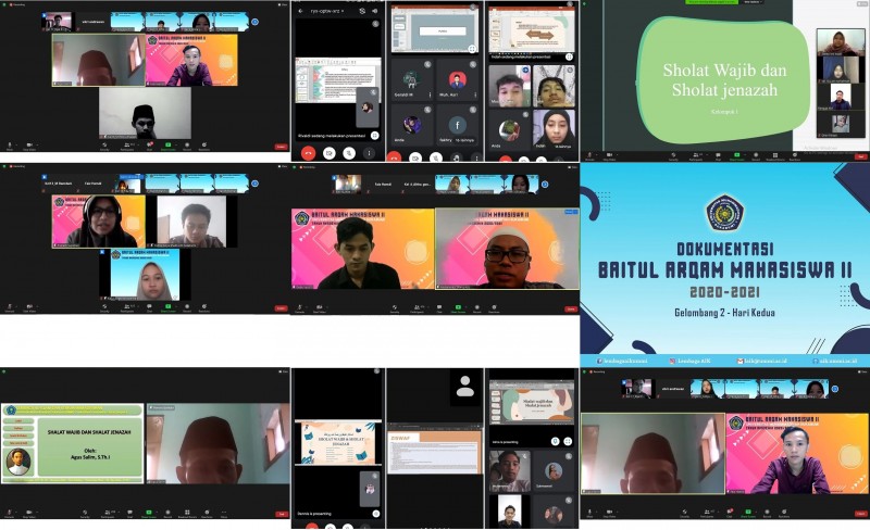 Baitul Arqam Mahasiswa Semester 2 Tahun Akademik 2020-2021 Gelombang 2 Hari Ke-2
