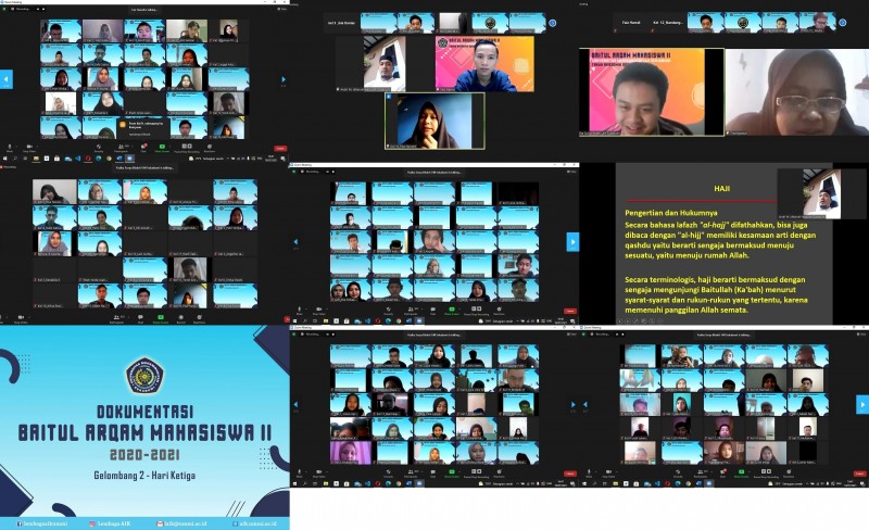 Baitul Arqam Mahasiswa Semester 2 Tahun Akademik 2020-2021 Gelombang 2 Hari Ke-3