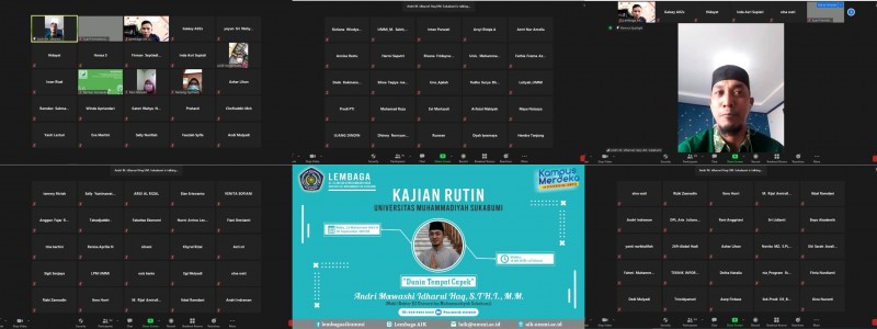 Pengajian Rutin Rabu Dosen dan Karyawan UMMI