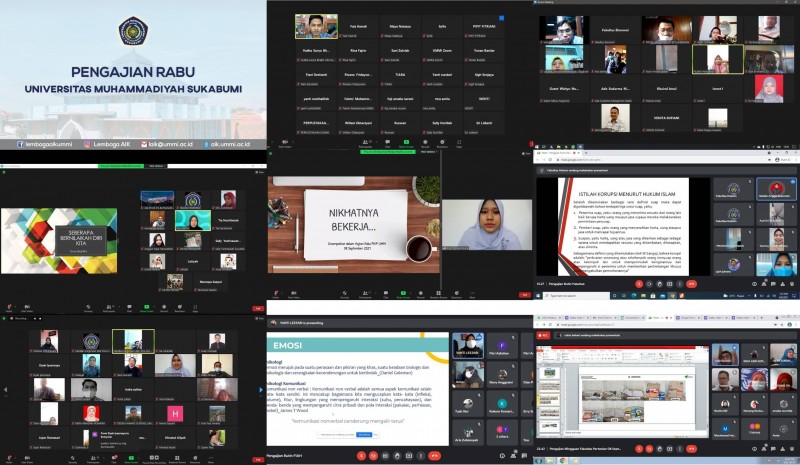 Pengajian Rutin Rabu Dosen dan Karyawan UMMI