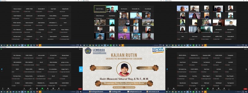 Pengajian Rutin Rabu Dosen dan Karyawan UMMI