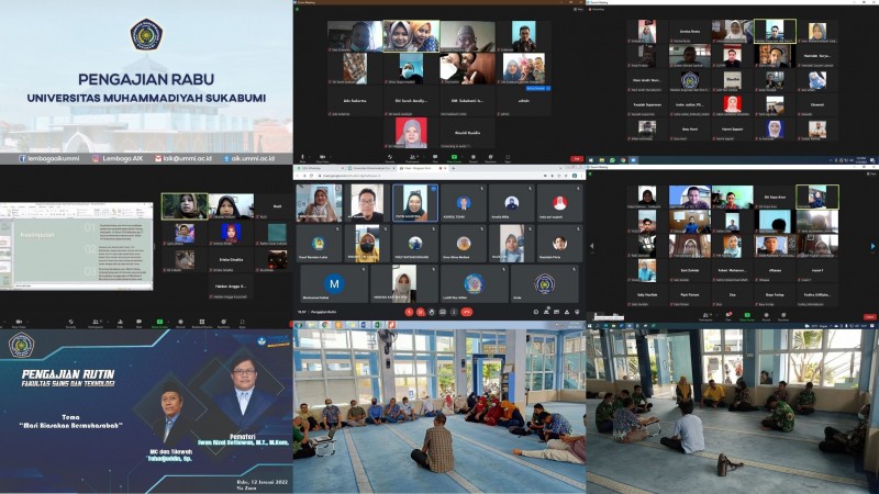 Pengajian Rutin Rabu Dosen dan Karyawan UMMI