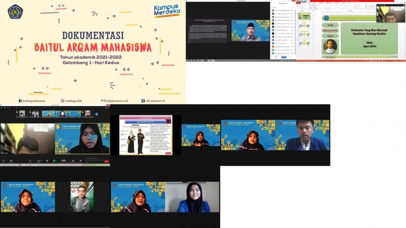 Baitul Arqam I Mahasiswa Gelombang 1, Tahun Akademik 2021/2022 Hari Kedua