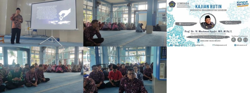 Pengajian Rutin Universitas Muhammdiyah Sukabumi