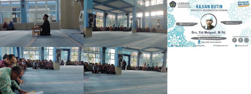 Pengajian Rutin Universitas Muhammdiyah Sukabumi