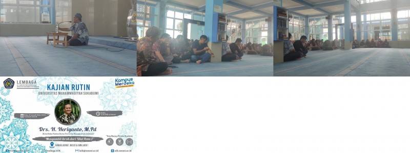 Pengajian Rutin Universitas Muhammadiyah Sukabumi
