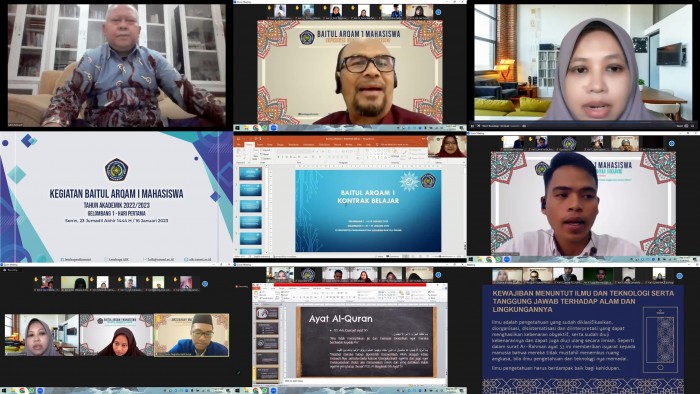 Baitul Arqam I Mahasiswa Gelombang 1, Tahun Akademik 2022/2023 Hari Pertama