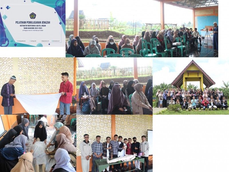Pelatihan Pemulasaraan Jenazah untuk Instruktur Mentoring dan Baitul Arqam Tahun Akademik 2022/2023